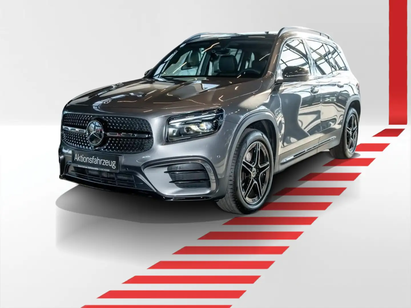 Mercedes-Benz GLB 200 d AMG NIGHT PANO AHK MULTIBEAM 360° Gris - 1