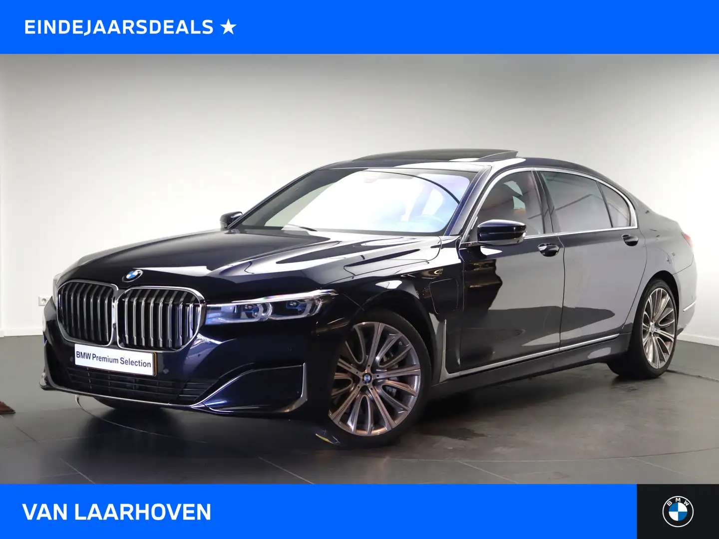 BMW 745 7 Serie 745Le xDrive High Executive / Panoramadak Blau - 1