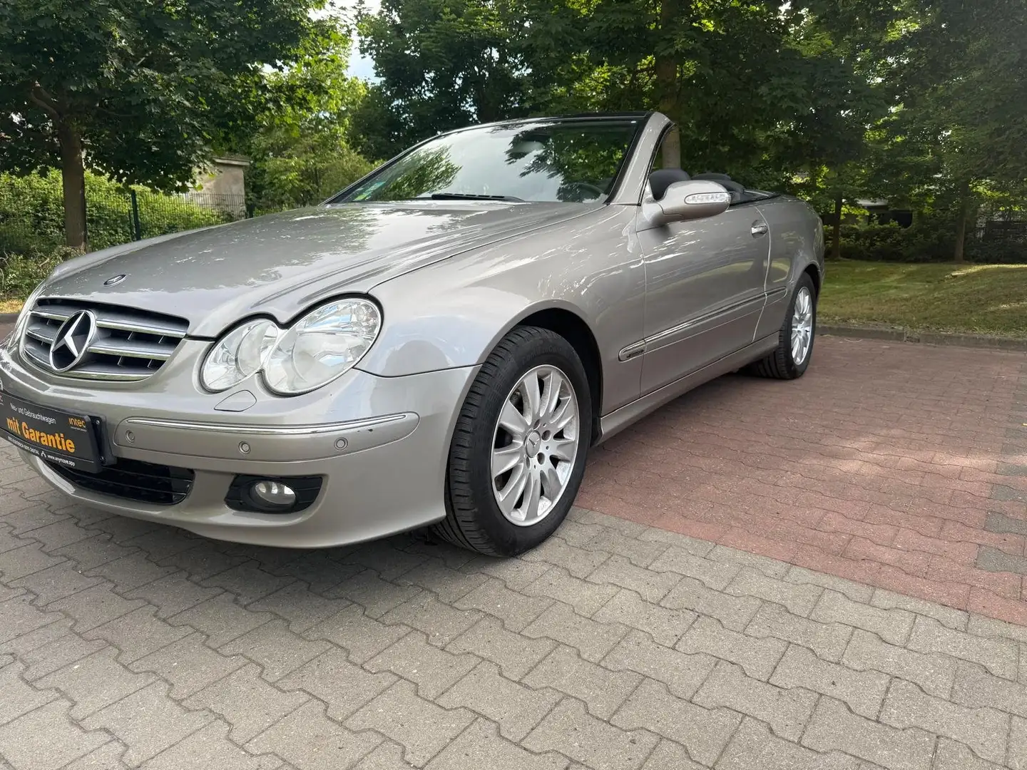 Mercedes-Benz CLK 200 Cabrio Kompressor Automatik Elegance Argent - 1