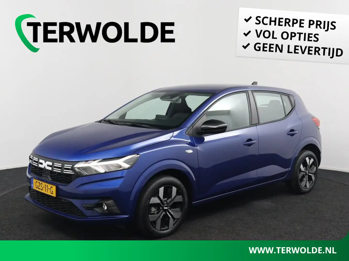 Dacia Sandero 1.0 TCe 100 ECO-G Journey | Demo | Navigatie | Cam Blauw - 1