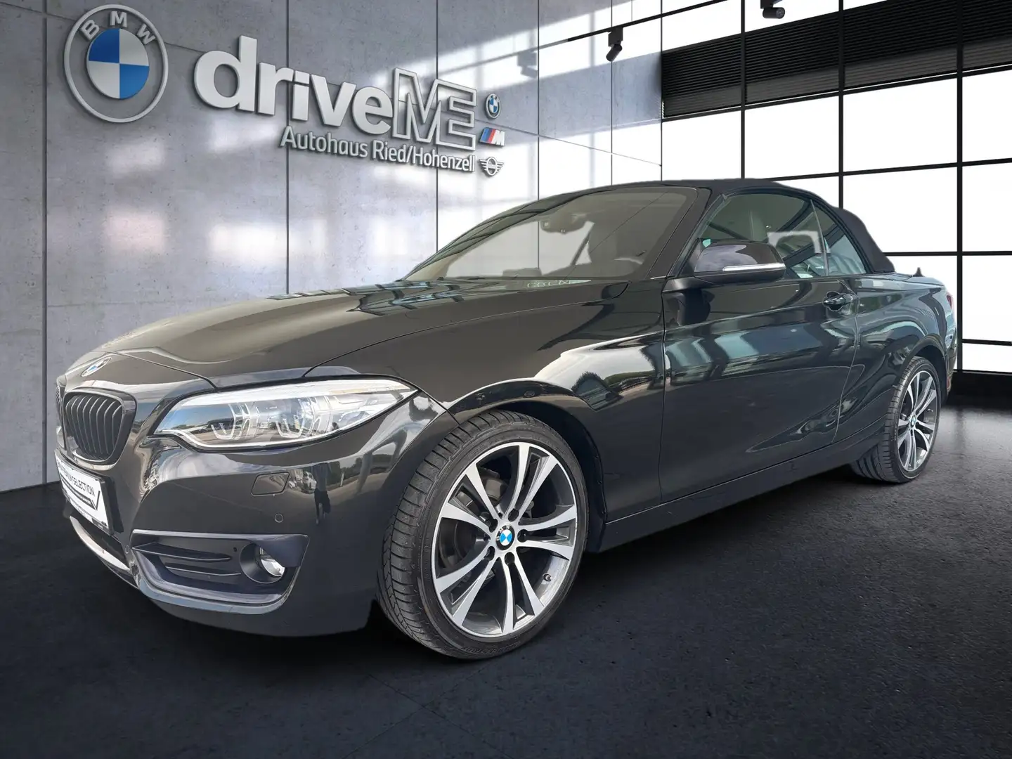 BMW 218 218d Sport Line Schwarz - 2