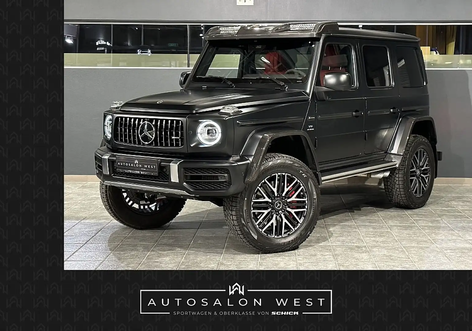 Mercedes-Benz G 63 AMG 4x4² *BRABUS 800*BLACK MAGNO*ON STOCK* Schwarz - 1