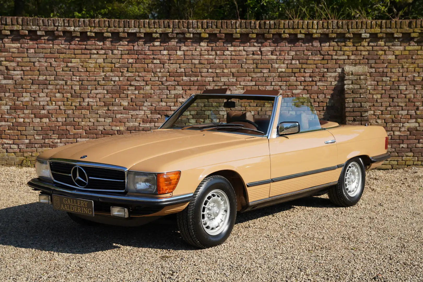 Mercedes-Benz SL 450 European specifications (headlights and bumpers), Beige - 1