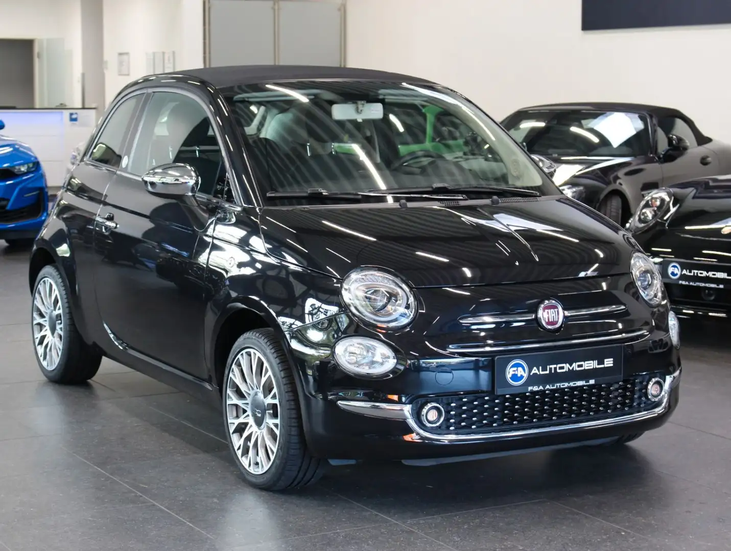 Fiat 500C 1.2 8V Mirror Edition Cabrio Aut.*CarPlay Schwarz - 2