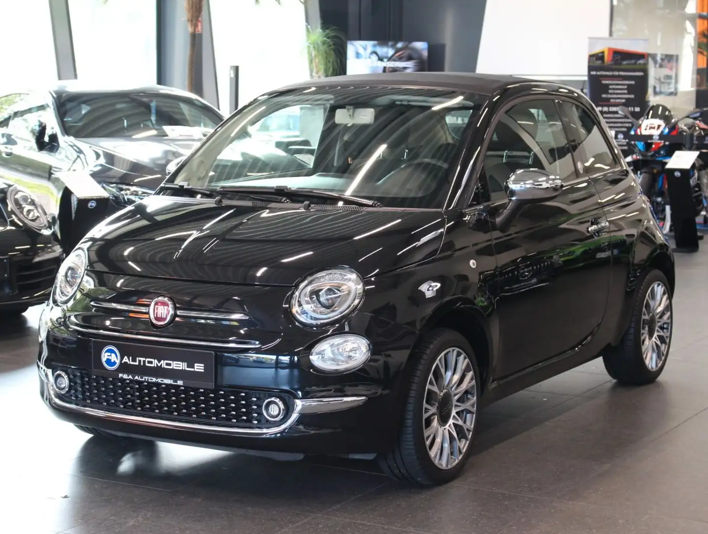 Fiat 500C 1.2 8V Mirror Edition Cabrio Aut.*CarPlay Schwarz - 1