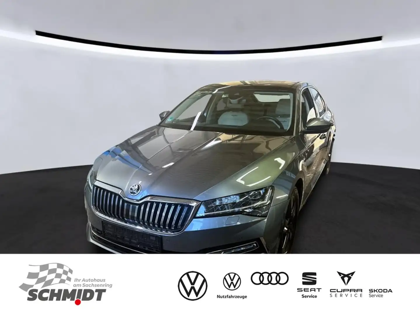 Skoda Superb Lim. 2.0 TSI L&K STHZ eSD LEDER AHK Gris - 1