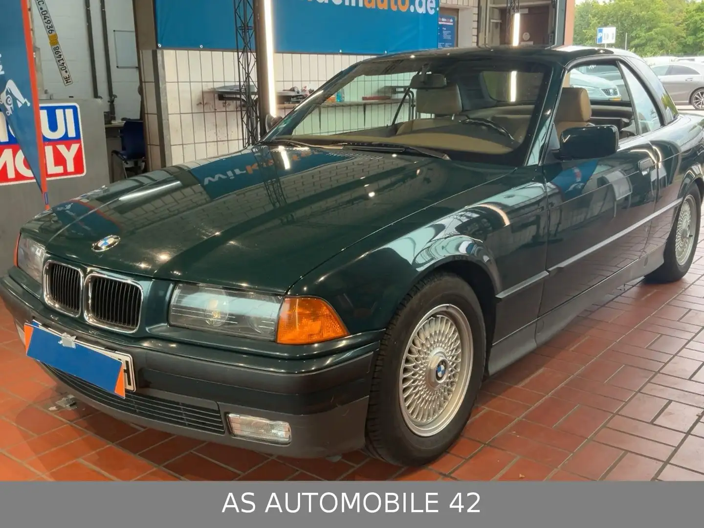 BMW 325 i E36 Cabrio *H-KENNZ.*HARDTOP*KLIMA*BC*SHZ* Vert - 2