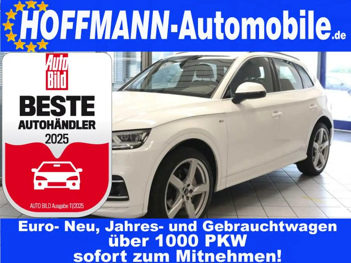 Audi Q5 S-Line Luftfeder, 4x4, DIG.TACHO, ACC,LED Blanco - 1