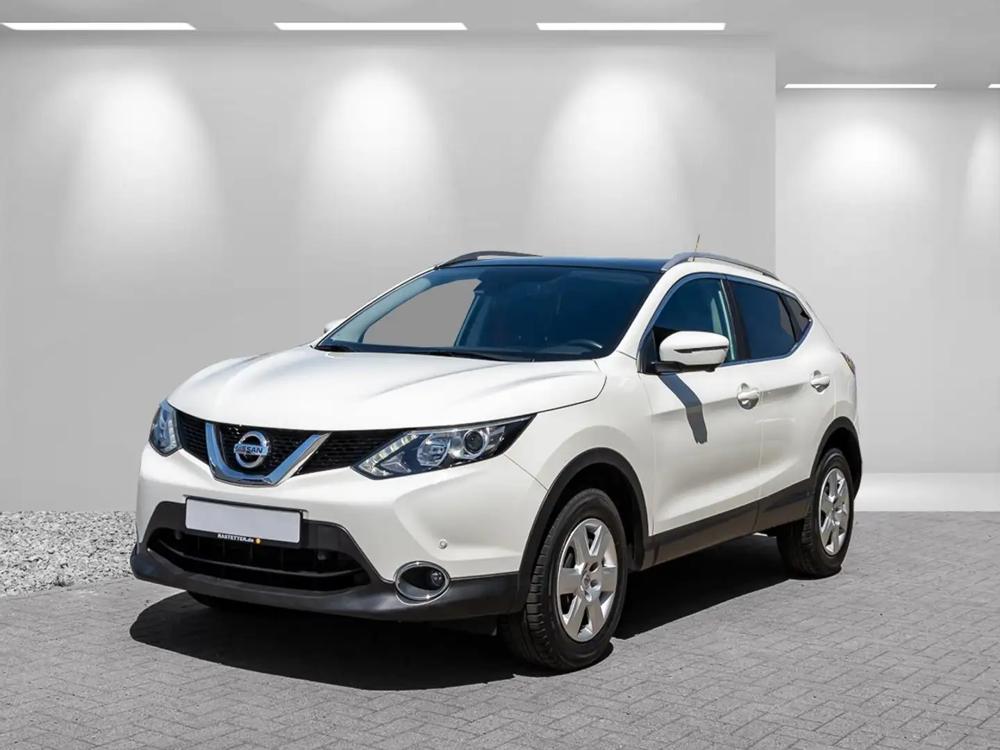 Nissan Qashqai DIG-T n-connecta Pano+Navi+360+SHZ+PDC+Privacy+Kli Weiß - 2