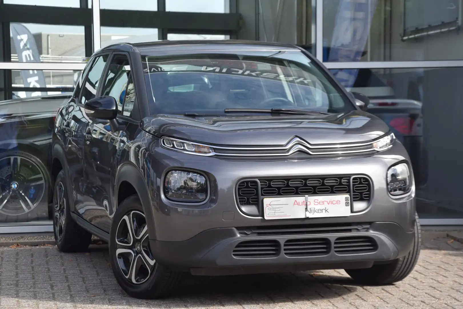 Citroen C3 Aircross 1.2 PureTech Shine Airco Pdc Navi. Elek. Ramen 1st Grijs - 1