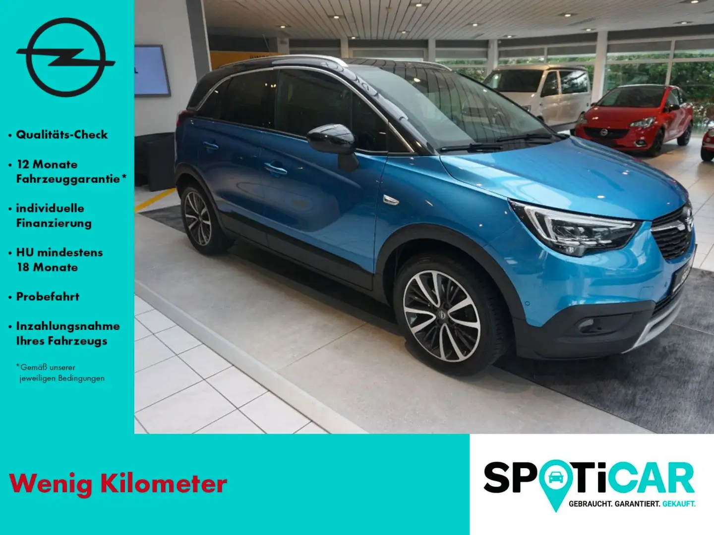 Opel Crossland X Ultimate AUTOMATIK, NAVI, LED, 2xPDC Blau - 1