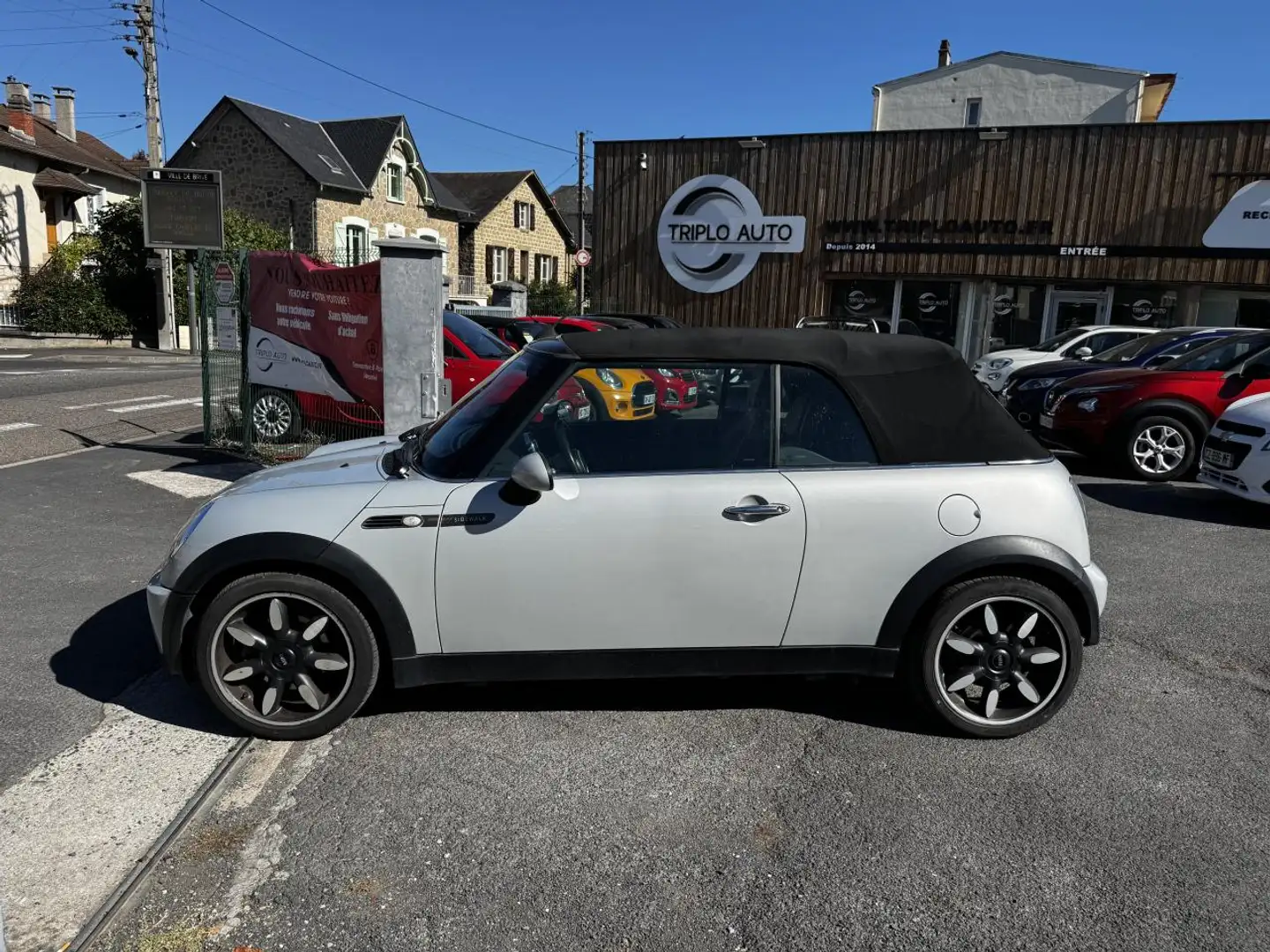 MINI Cooper S Cabriolet 1.6i - 115 Cooper Sidewalk Clim + RadaR AR Blanc - 2