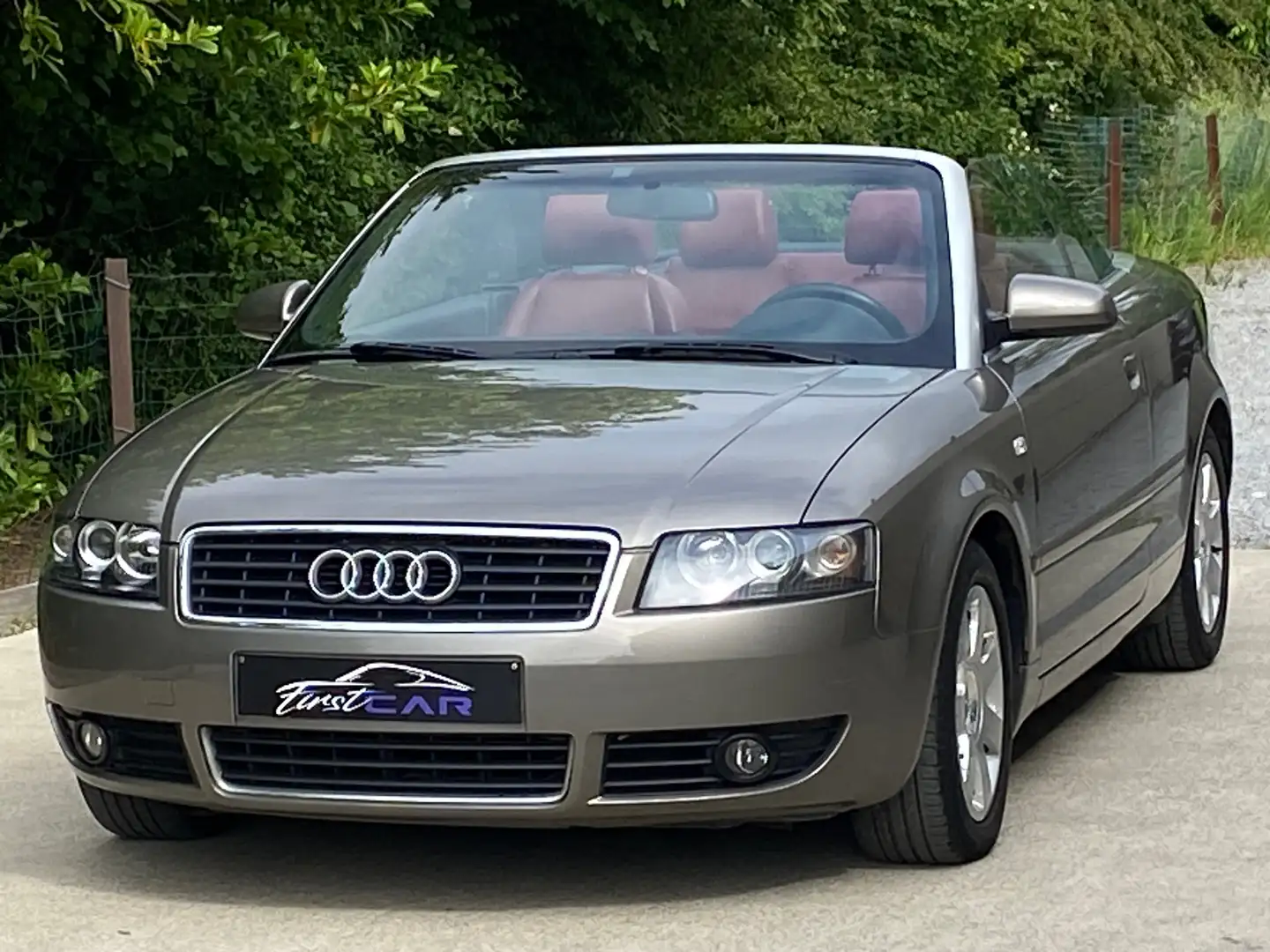 Audi A4 Cabriolet 1.8 Turbo 163CV CUIR CLIM FULL CARNET!! Gris - 1