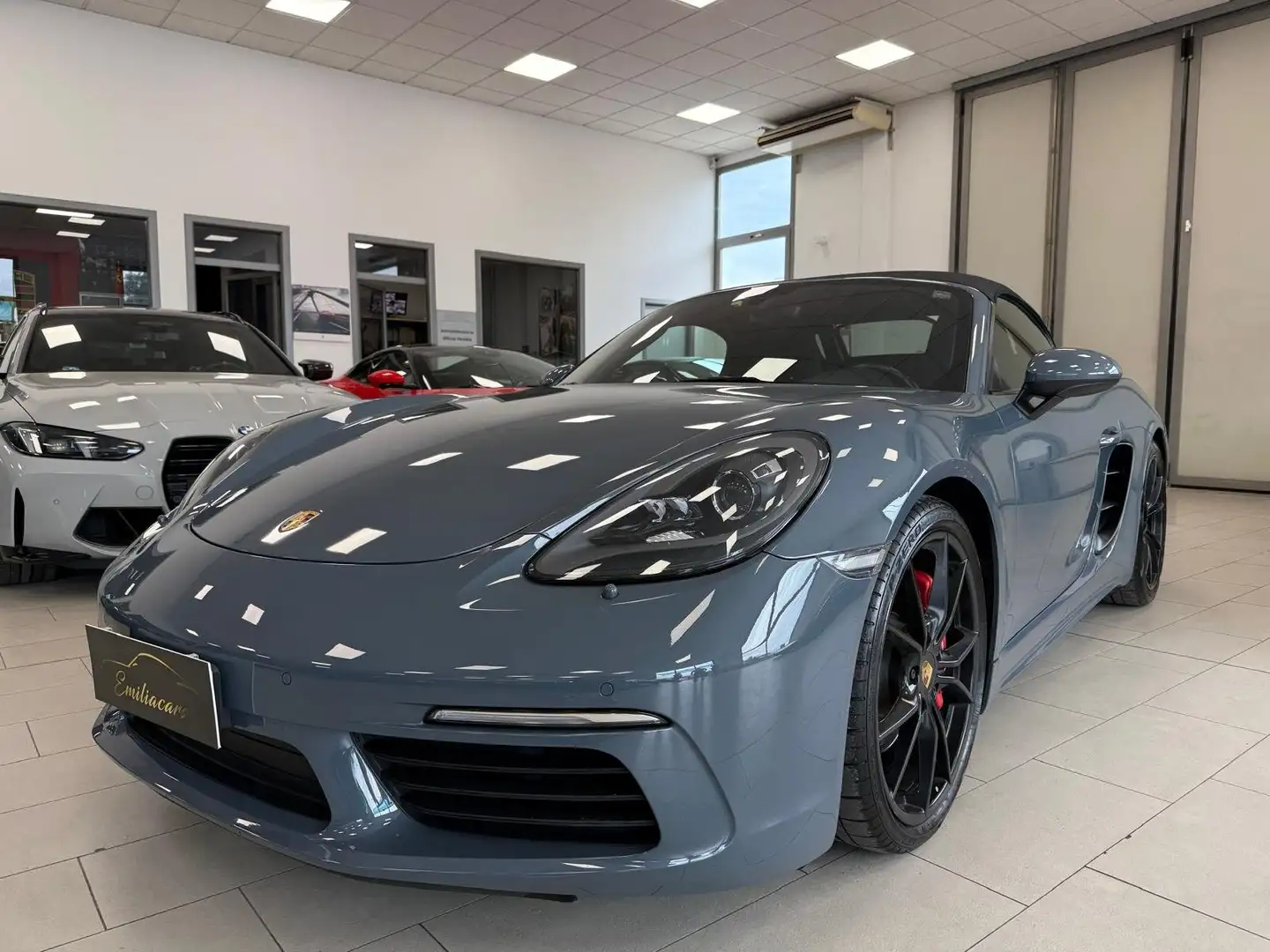 Porsche 718 Boxster S 2.5 Turbo 349Cv PDK 20"SportChrono Grigio - 1
