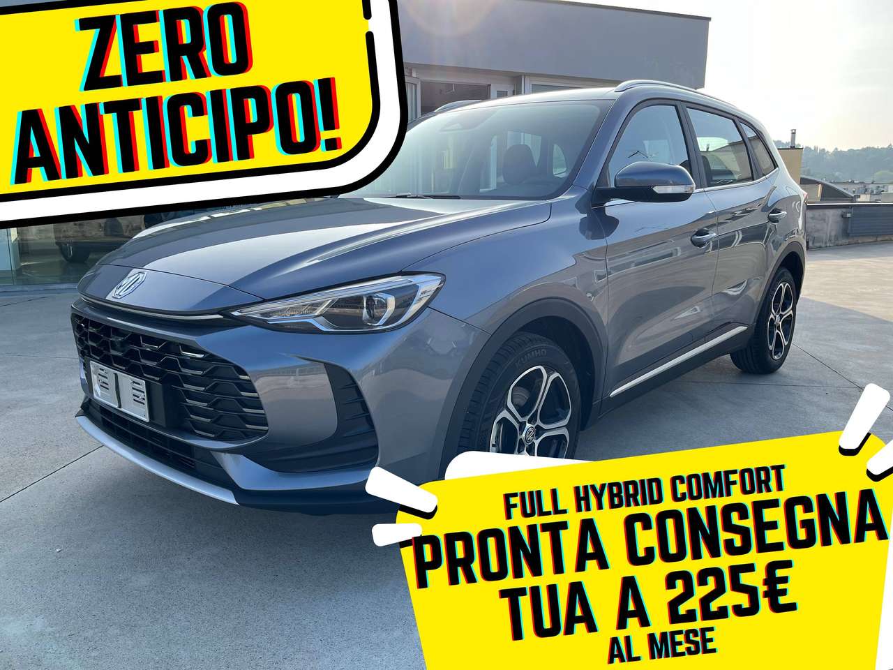 MG ZS NEW FULL-HYBRID 0 ANTICIPO TUA DA 225€ AL MESE