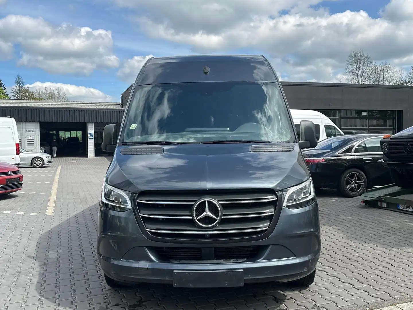 Mercedes-Benz Sprinter 319 V6 MIXTO EXTRALANG SUPERMAXI L4H2 5-SITZE AHK- Gris - 2