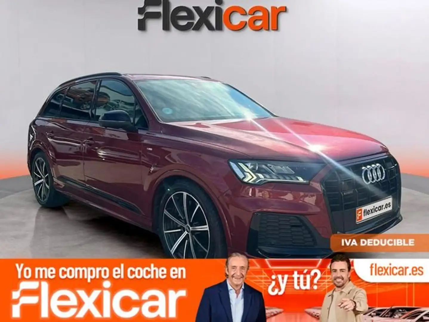 Audi Q7 Black line 50 TDI 210kW (286CV) q. tip. Rojo - 1