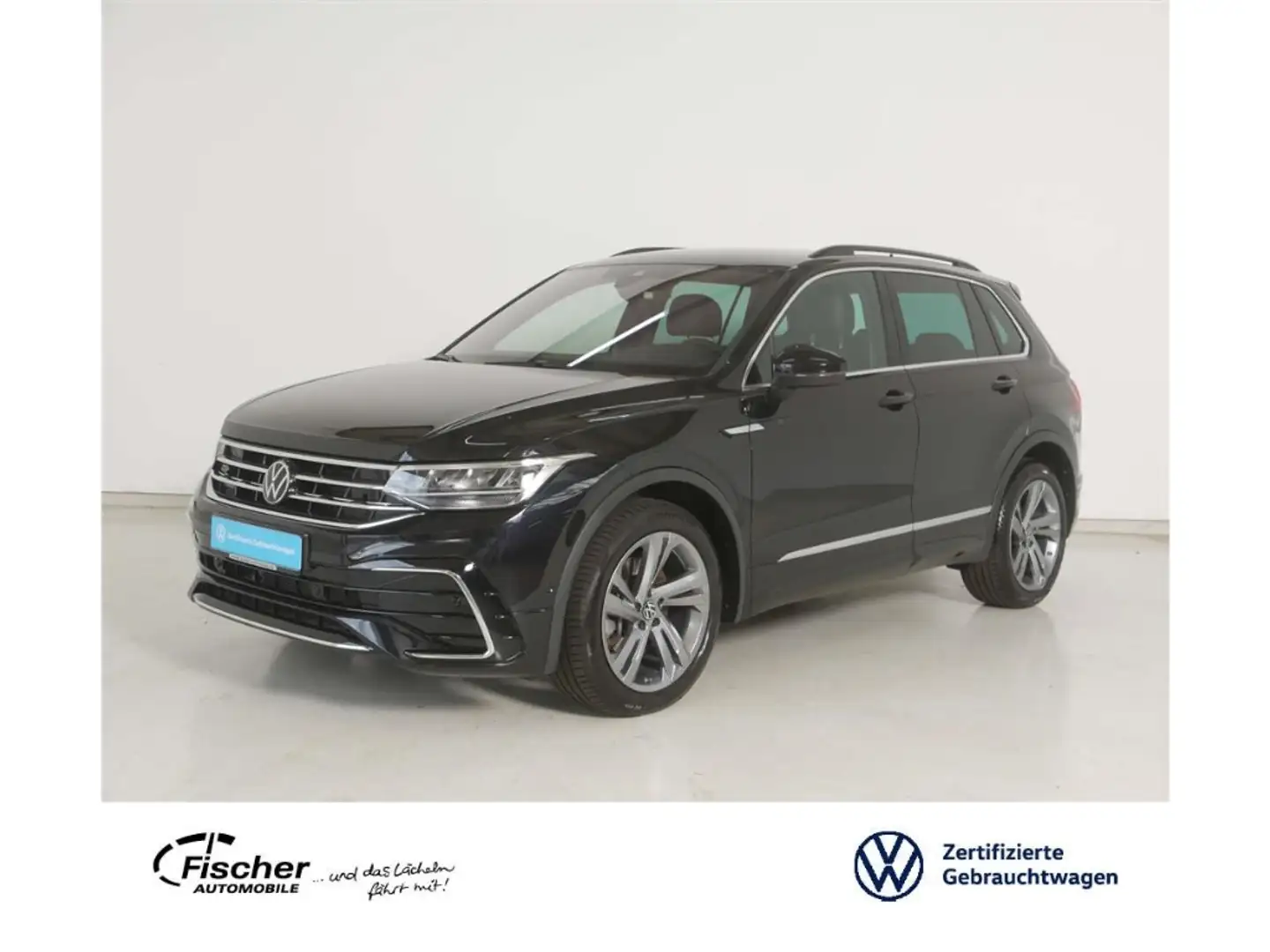 Volkswagen Tiguan 2.0 TDI 4Mot. R-Line DSG AHK/NAV/LED/RFK Schwarz - 1