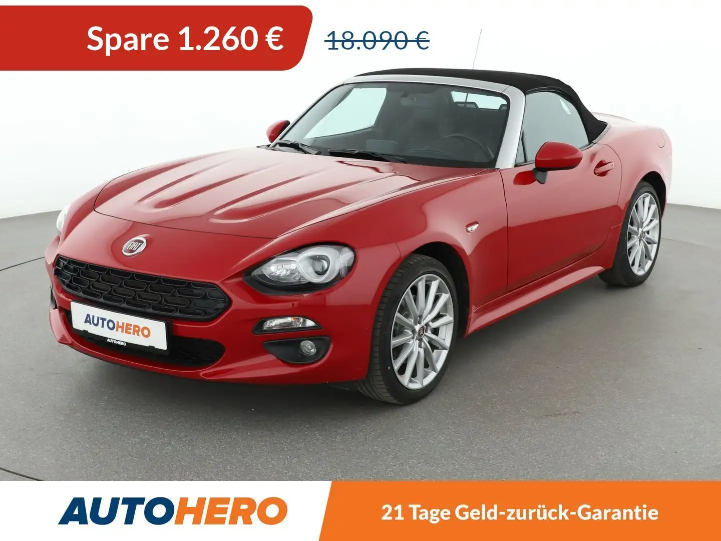 Fiat 124 Spider 1.4 Turbo Lusso*NAVI*SHZ*CAM*BOSE*TEMPO*KLIMA* Rot - 1