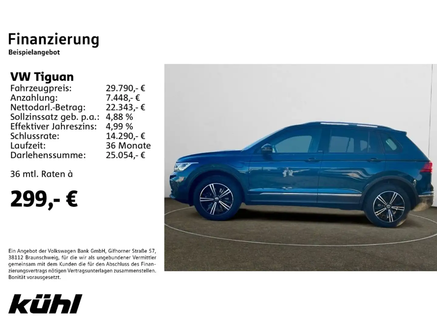 Volkswagen Tiguan 1.4 TSI PHEV DSG Active eHybrid Navi,AHK, Blau - 2