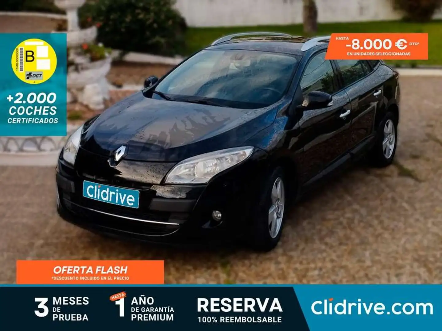Renault Megane G.Tour 1.9DCI Confort Dynamique 130 Negro - 1