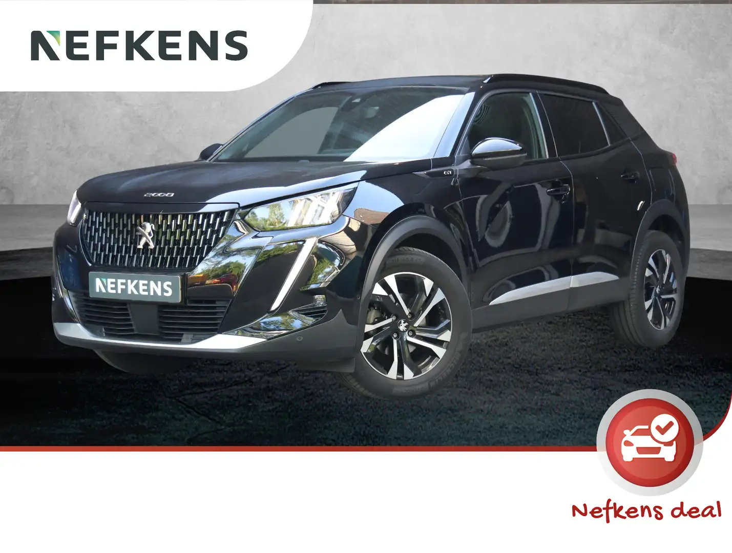 Peugeot 2008 SUV GT 130pk Automaat | Dodehoekbewaking | Achteru Zwart - 1
