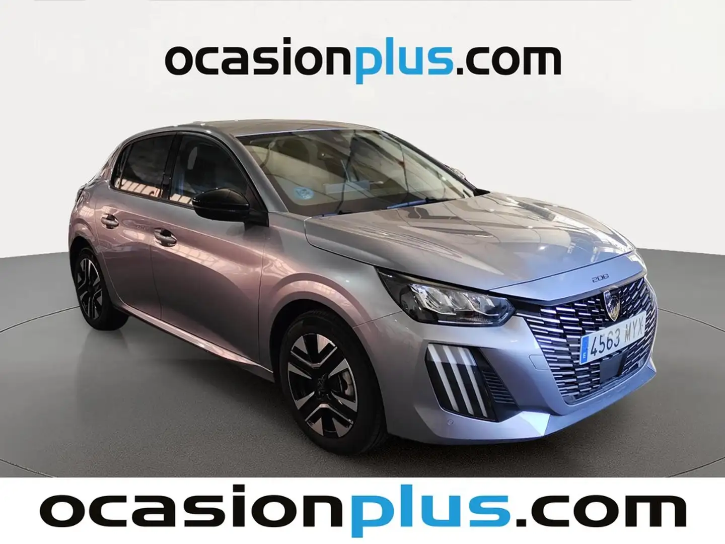 Peugeot 208 1.2 Puretech S&S Allure 100 Gris - 2