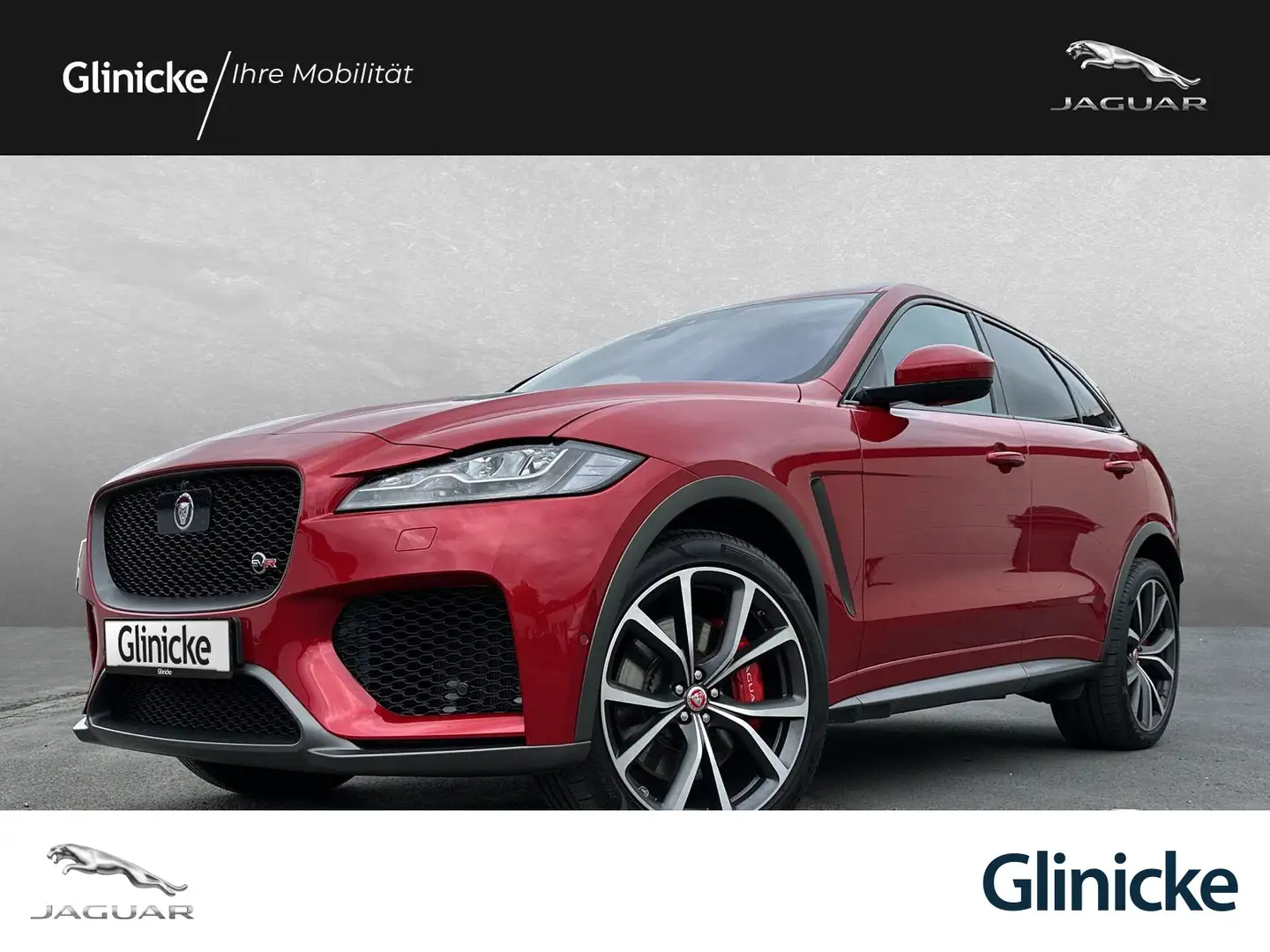 Jaguar F-Pace F-PACE SVR ACC 22 Zoll Navi Klima SVR Paket Red - 1