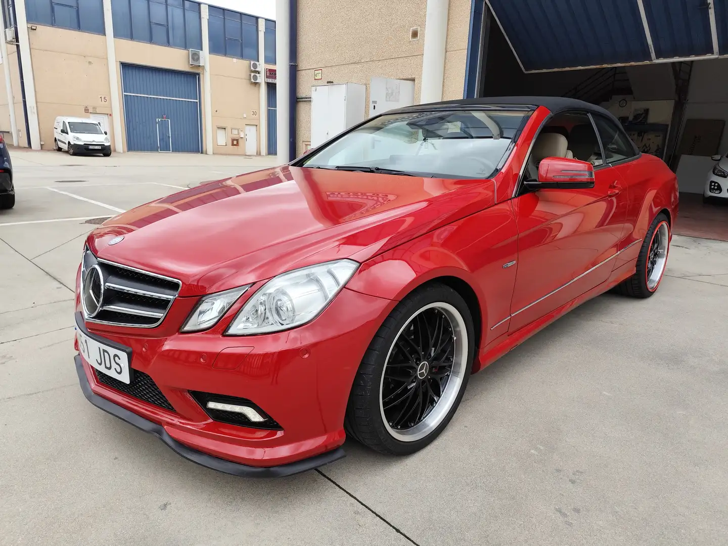 Mercedes-Benz E 350 E Cabrio 350CDI BE Aut. Rojo - 2