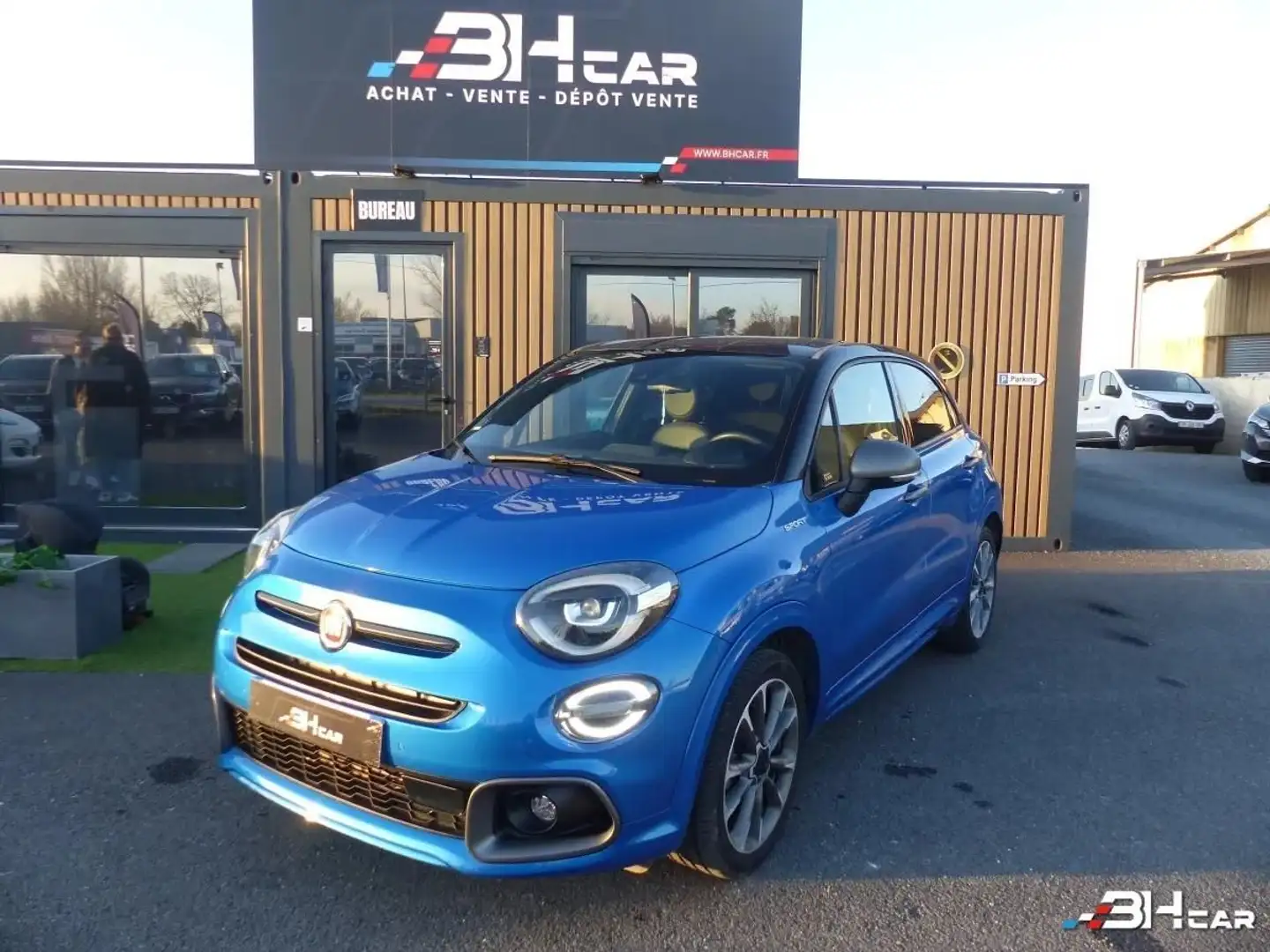 Fiat 500X 1.6 MJT 120 SPORT 4X2 Bleu - 1