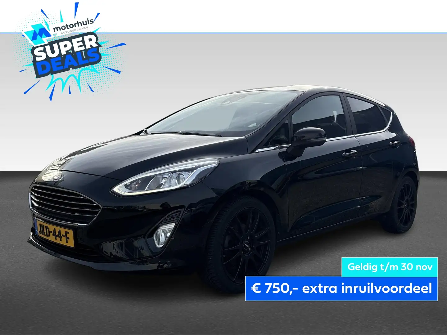 Ford Fiesta 1.0 EcoBoost 125PK 5DRS TITANIUM B&O SOUND NAVI CA Noir - 1