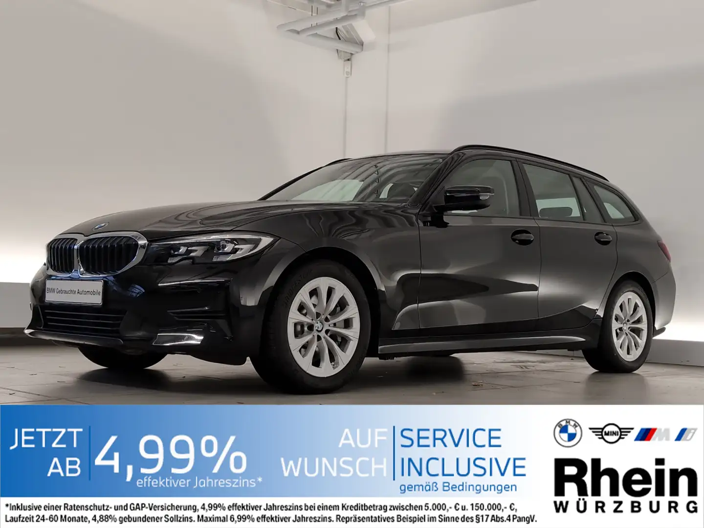 BMW 330 i Touring Advantage Tempomat/Sitzheizung/DAB  Temp Schwarz - 1