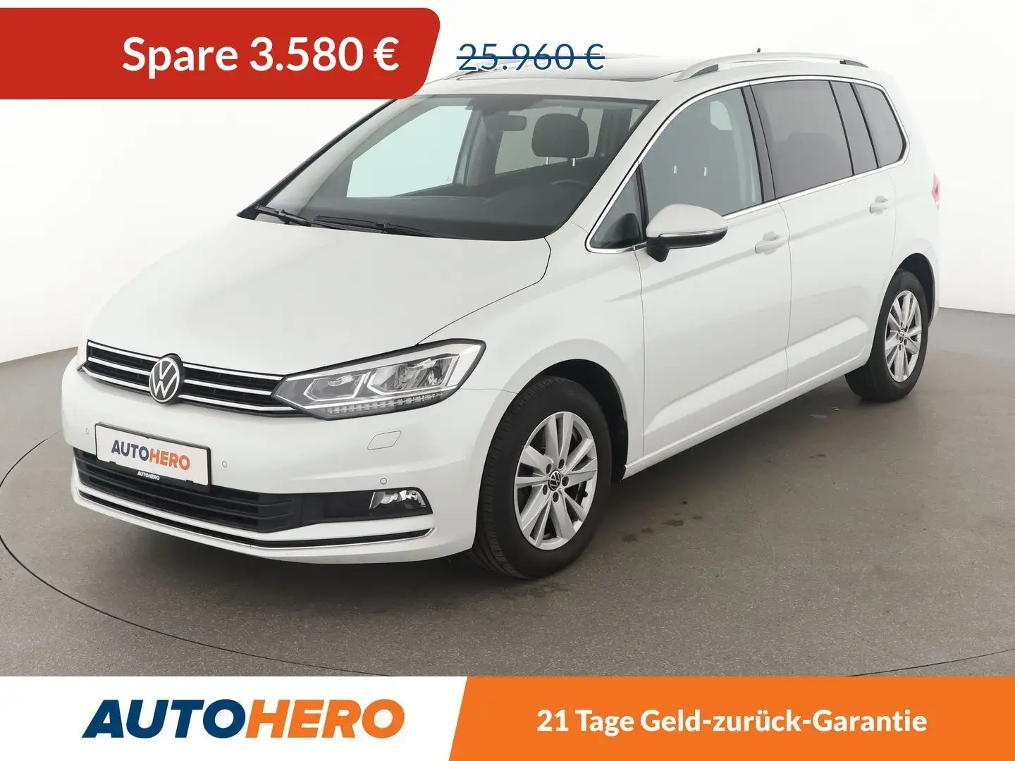 Volkswagen Touran 1.5 TSI ACT Highline BlueMotion Aut.*NAVI*LED*CAM* Blanco - 1