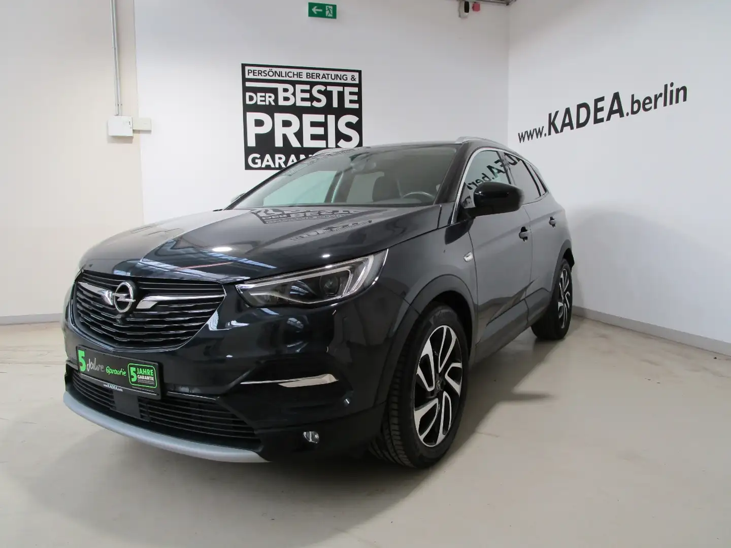 Opel Grandland 1.6 360°Kamera,Navi,Lenk+Sitzhzg.,LED, Gris - 2