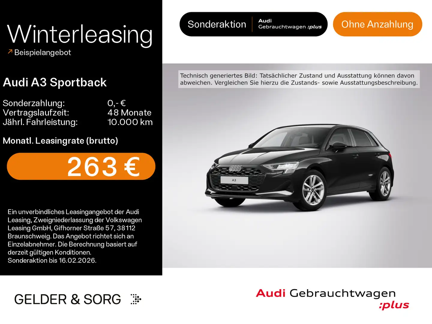 Audi A3 Advanced 35 TFSI LED*Virtual*RFK Schwarz - 1