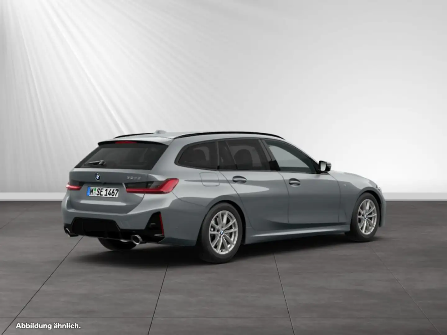 BMW 320 d Touring Lr. 455,- br. o.Anz. 39Mon/5`Km p.A. Grau - 2