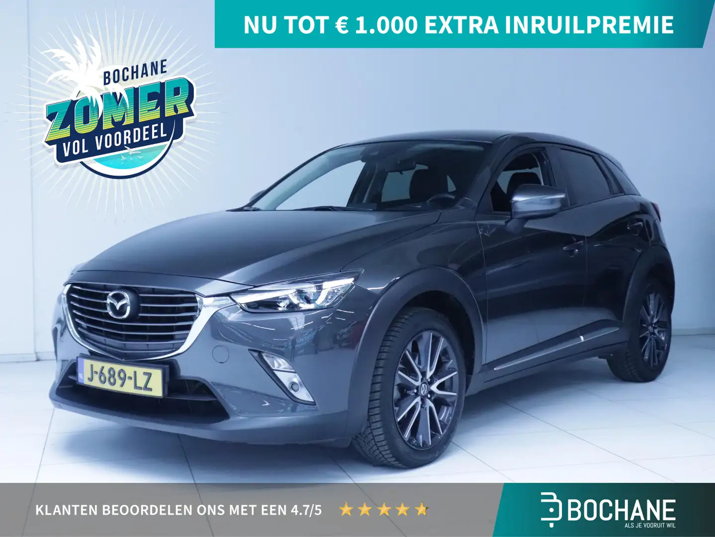 Mazda CX-3 2.0 SkyActiv-G 120 GT-M Stoelverwarming/Camera/Tre Grijs - 1