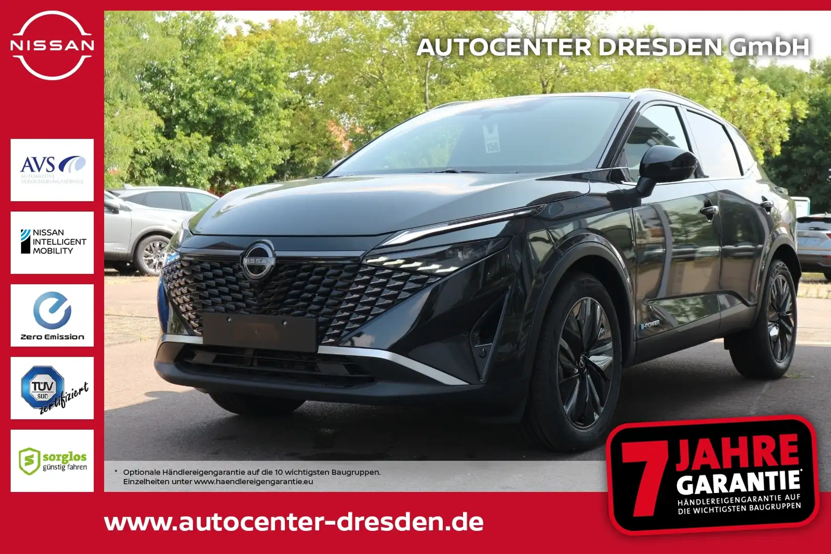 Nissan Qashqai 1.3 DIG-T MHEV 158 PS TEKNA Navi kam Pano Noir - 1