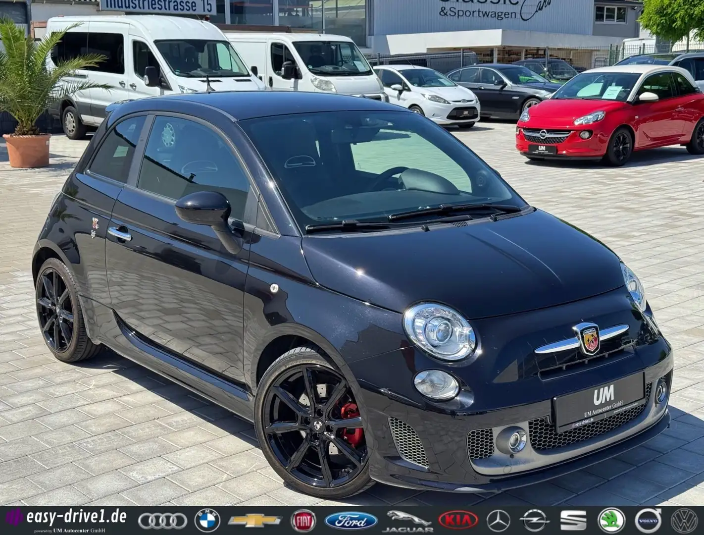 Abarth 595 Turismo /INTERSCOPE/LEDER/SCHALE/PDC/KLIMAAUT Negru - 1