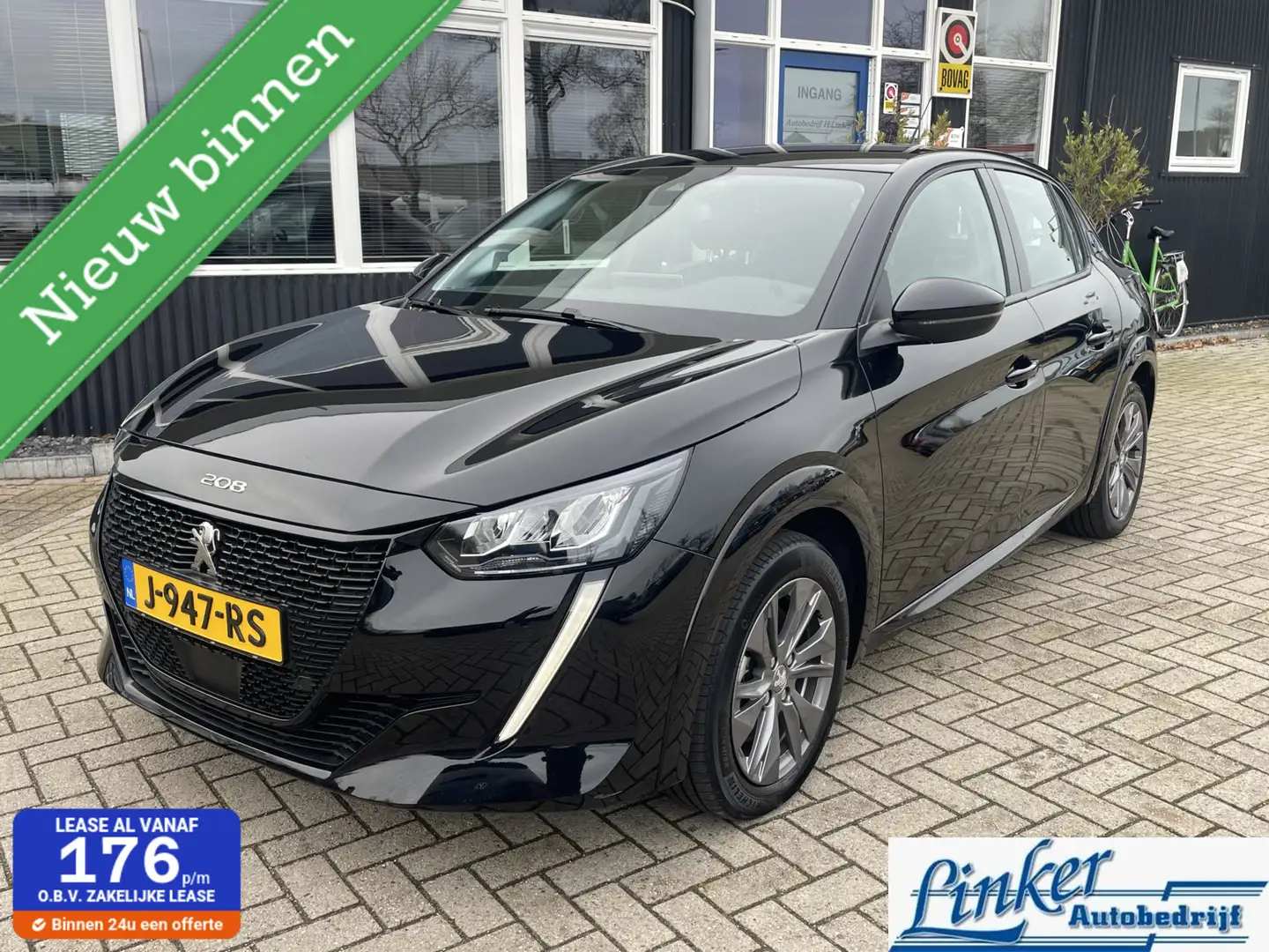 Peugeot e-208 EV Allure 50 kWh - CARPLAY 3 FASE CAMERA CRUISE NA Zwart - 1