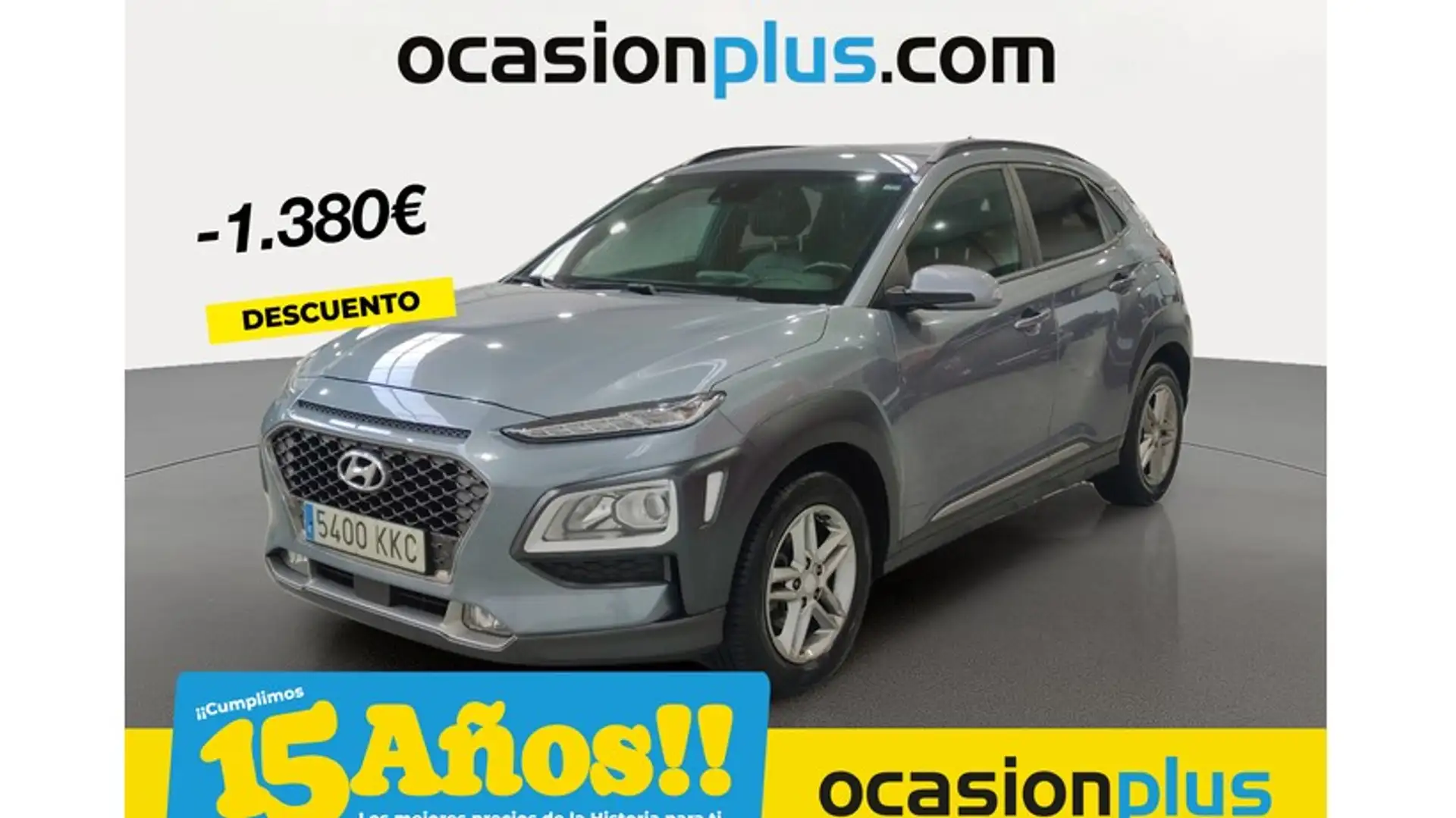 Hyundai KONA 1.0 TGDI Tecno Lime 4x2 Plateado - 1