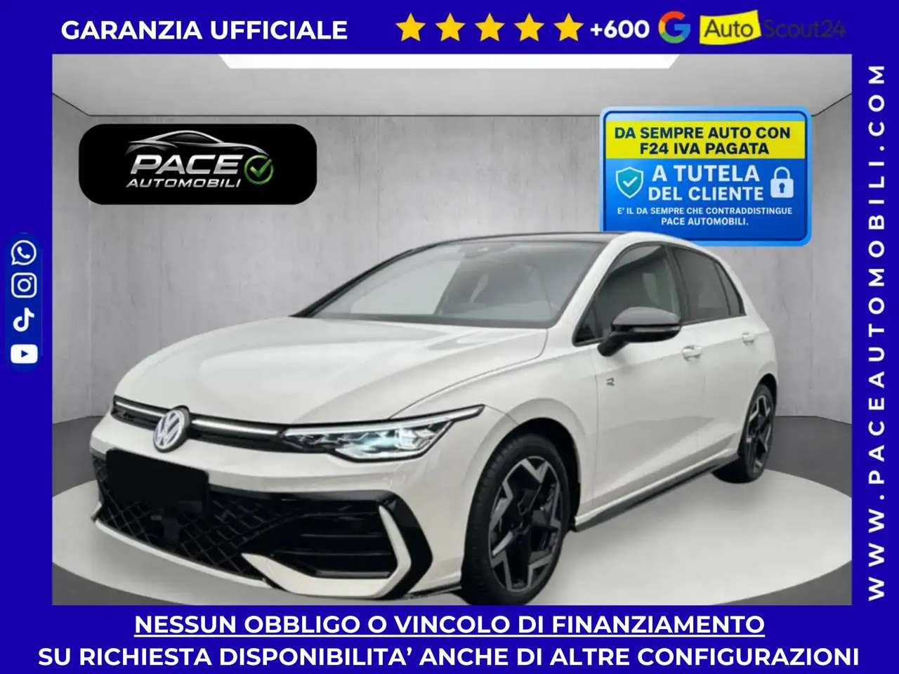 Volkswagen Golf TDI R-LINE RLINE BLACK PACK MATRIX PDC ACC IQ LED