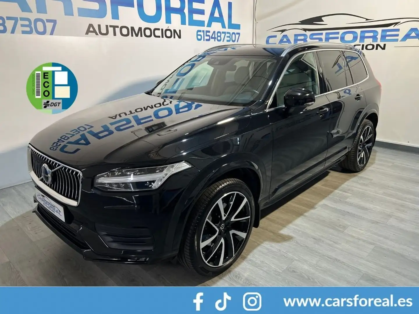 Volvo XC90 2.0 B5 D AWD Momentum Pro Auto Negro - 1