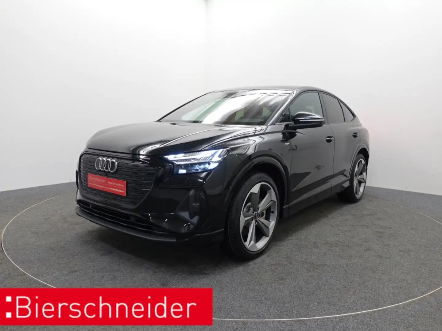 Audi Q4 e-tron Sportback 40 S line PANO AHK SONOS MATRIX ASSISTEN Schwarz - 1