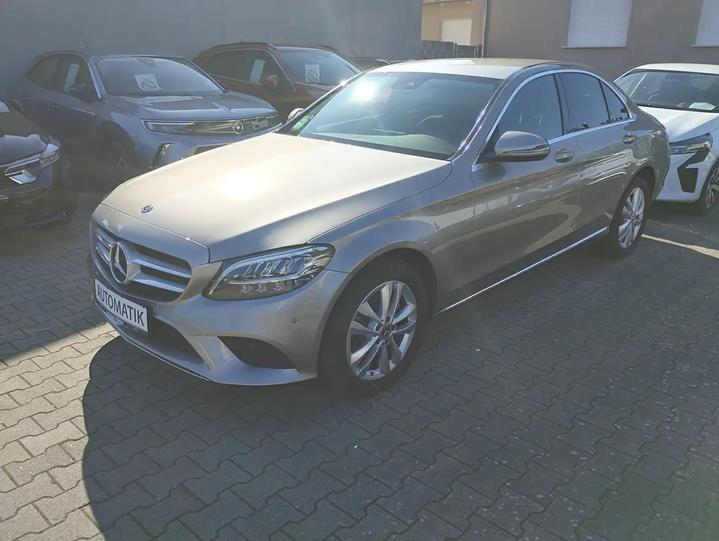 Mercedes-Benz C 200 C 200 4Matic "UNSER PREIS HIGHLIGHT "WENIG KM" Grijs - 2