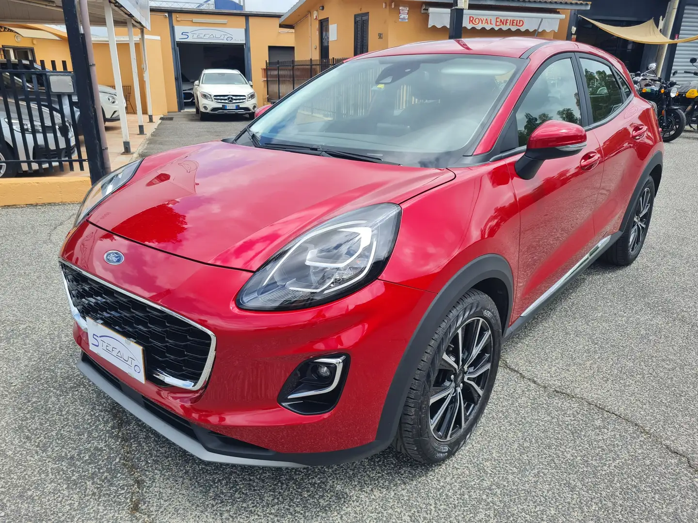 Ford Puma 1.0 ecoboost Hybrid Titanium *AUT*NAVI*TAGLIANDI* Rojo - 2