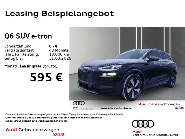 Audi Q6 e-tron qu. Adv. *MATRIX*AHK*360°*PARKASSIST+*
