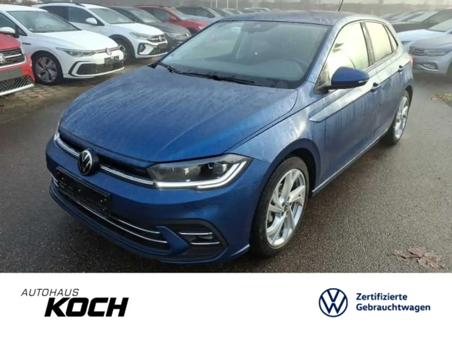 Volkswagen Polo 1.0TSI Style DSG AHK Navi LED Blau - 1