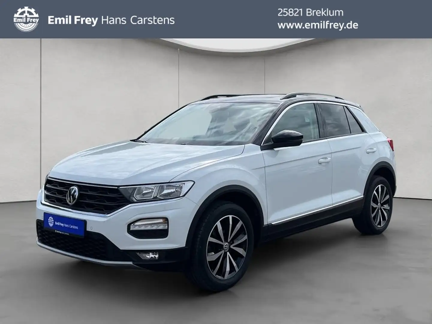 Volkswagen T-Roc 1.5 TSI ACT OPF Style Panorama Navi Klima Weiß - 1