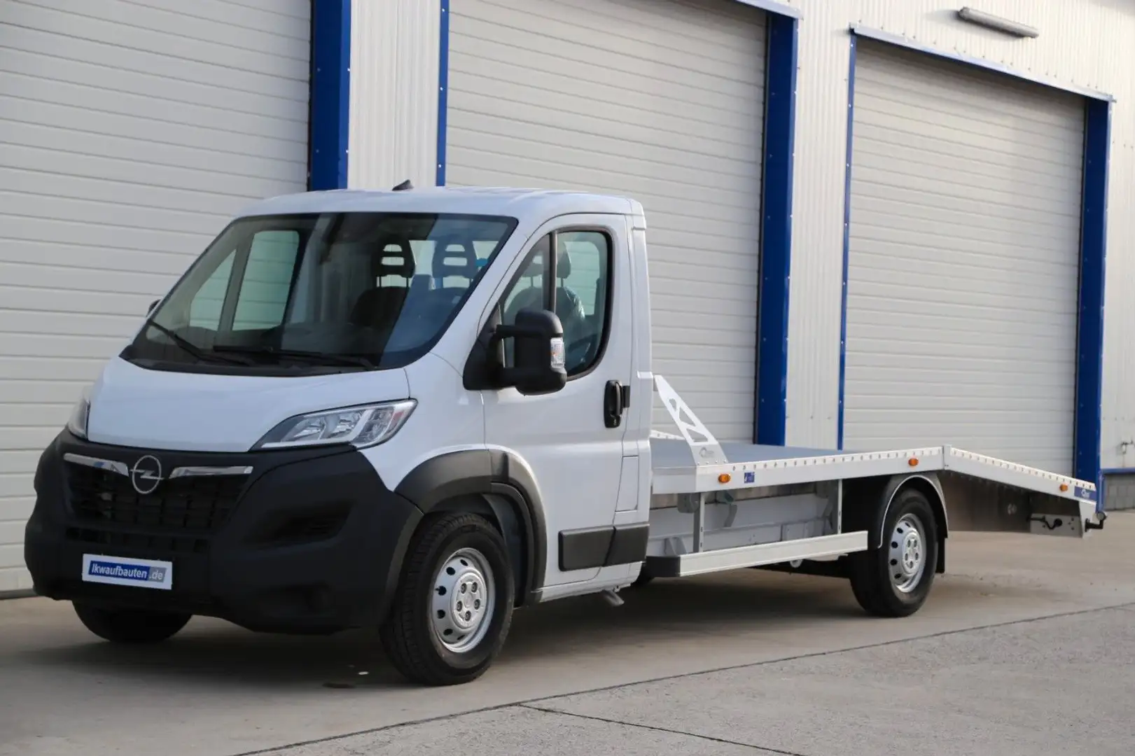 Opel Movano Autotransporter Voll - Aluminium 480x210 Weiß - 1
